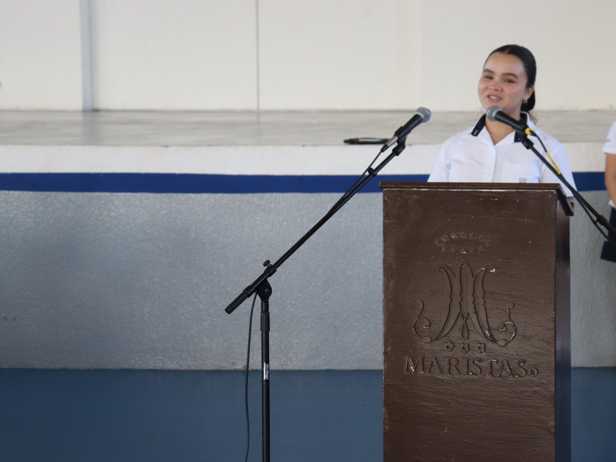 Ayer, lunes por la mañana, los integrantes de SACUM (Sociedad de Alumnos de CUM) Secundaria, de nuestro colegio, rindieron protesta ante las autoridades de nuestra institución educativa.
#SomosMARISTAS #GenerandoVida
