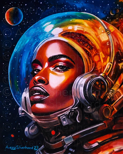 AshepherdArt's tweet photo. “Galactic Vibe (963Hz)”
Avery Shepherd Art, https://t.co/JjYwgeZSUb
#americanartist, #moor, #mooramericanartist, #art, #artist, #fineart, #oilpainting, #fantasyart, #astronautart, #spaceart, #coolart, #chakras, #GodFrequency, #metaverse, #coolart, #BeautifulArt, #explorepage https://t.co/iHCf0MGas6