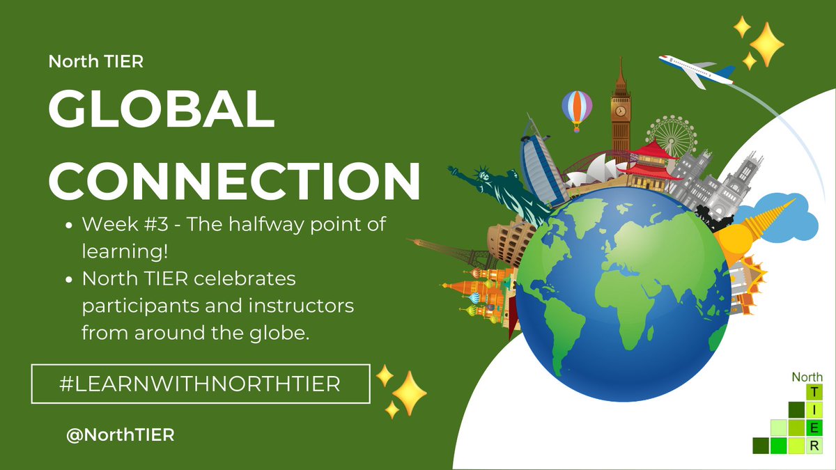 Great news! 🎉 Week #3 of our awesome fall semester is here, connecting students worldwide! 🍂🌏 Share your fall learning with #LearnWithNorthTier! 📚 Stay on track, grad credit fans, and watch those deadlines! ⏰✅ #JoyfulLearning