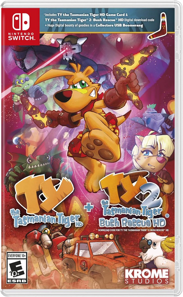 videogamedeals's tweet photo. Ty The Tasmanian Tiger HD + Ty The Tasmanian Tiger 2: Bush Rescue HD Bundle (S) $30.39 via Amazon (Prime Eligible). https://t.co/L7IPNiWVKK https://t.co/fydGv4NZYs