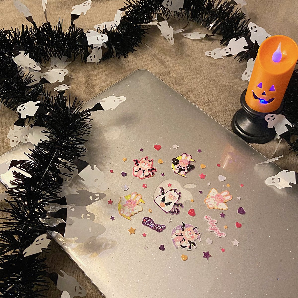 🎃 Halloween collection launched! 💕”Angel &amp; demon” and “Trick or Treat” stickers only 45.- 🎃 

💜Now available at our offline stores 👻 online order pls DM✨

🧡 DADDY <a href="/Stickerland2/">🌈Stickerland🌈</a> 
🧡 @with.a.day 
🧡 @imeetyou.studio