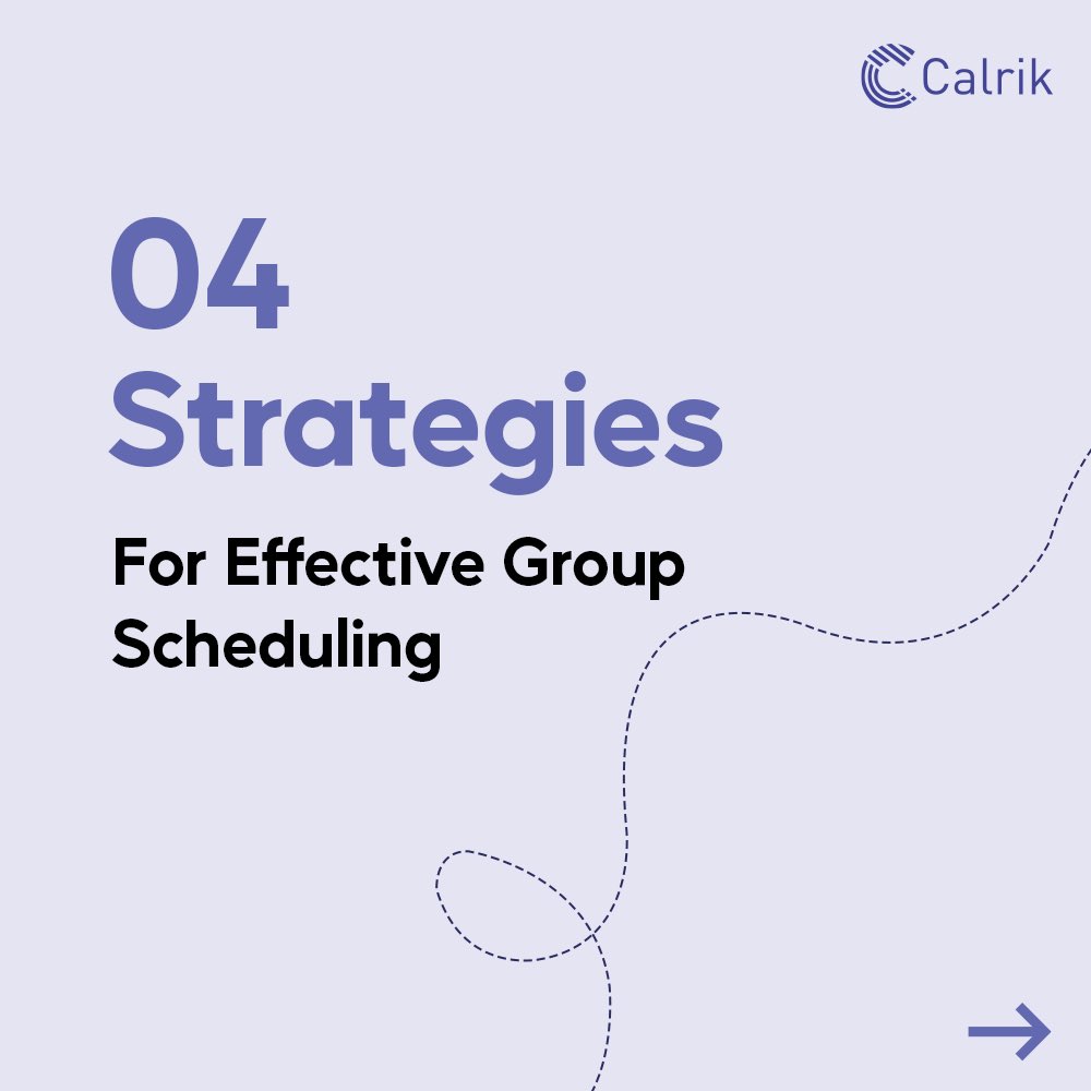 calrikapp's tweet photo. Unlock the secrets of effective group scheduling with these 5 key strategies! 📆 #GroupScheduling #TeamProductivity #Calrik #consultants #management https://t.co/UVvvzYuElD