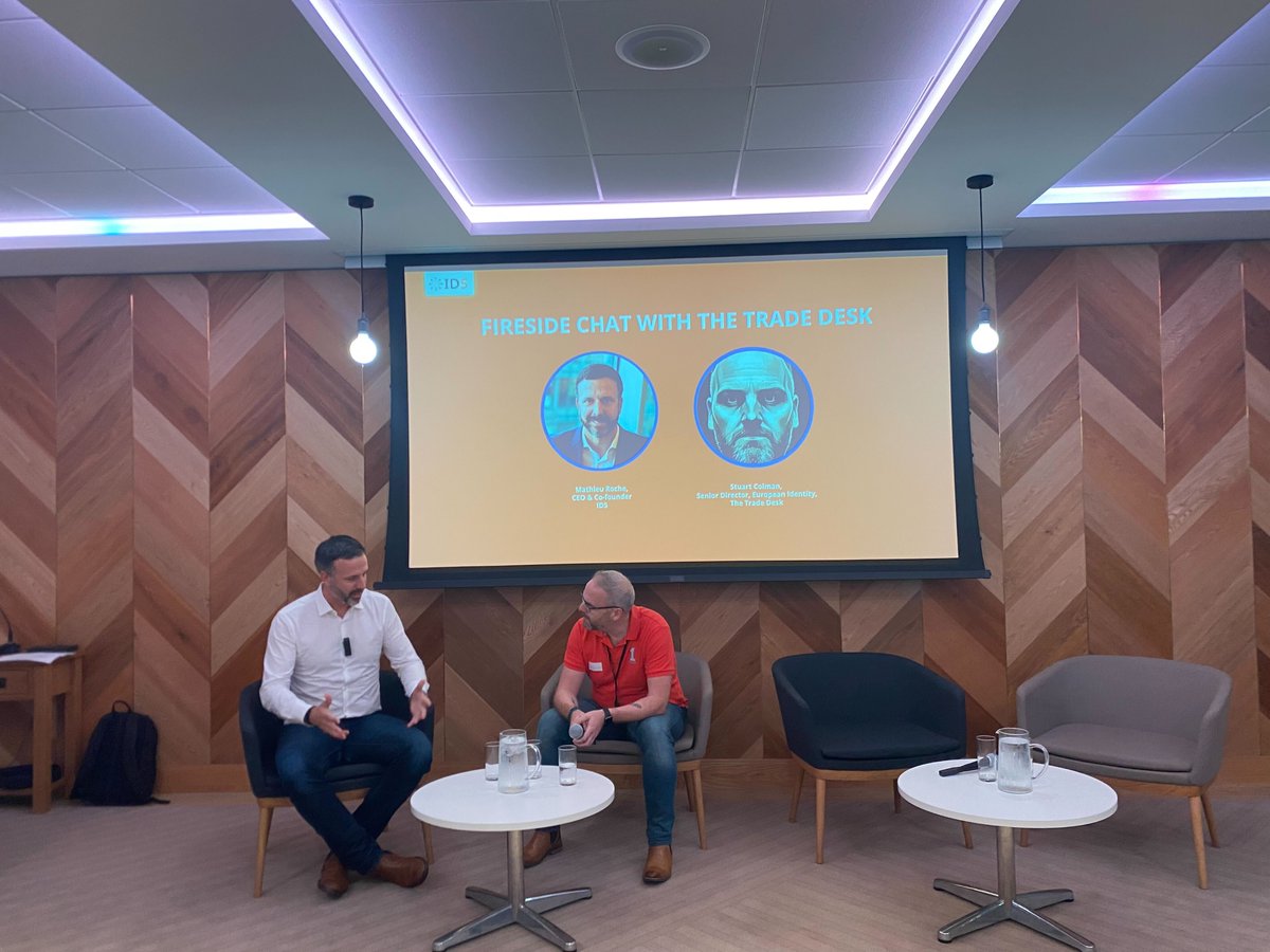 Next up we have a fireside chat with @rochemathieu and Stuart Coleman from @TheTradeDesk !