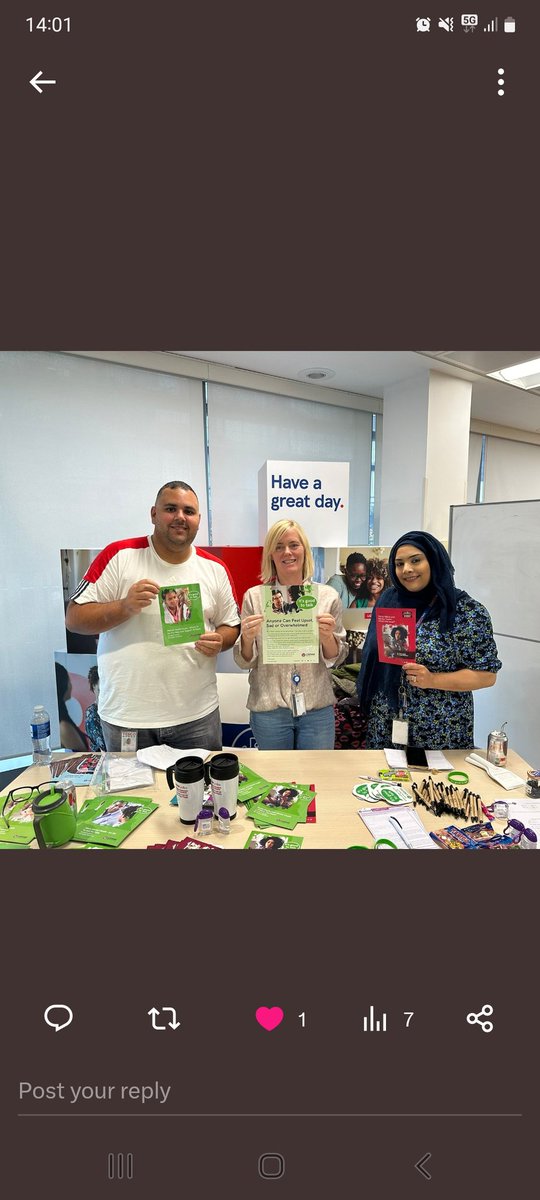 Mental health and Parents and Carers campaign today at Tesco Bank. <a href="/UsdawScotland/">Usdaw Scotland</a> <a href="/UsdawUnion/">UsdawUnion</a> <a href="/PaulWatson46/">Paul Watson</a>  <a href="/lilphylis/">lisa willis</a>