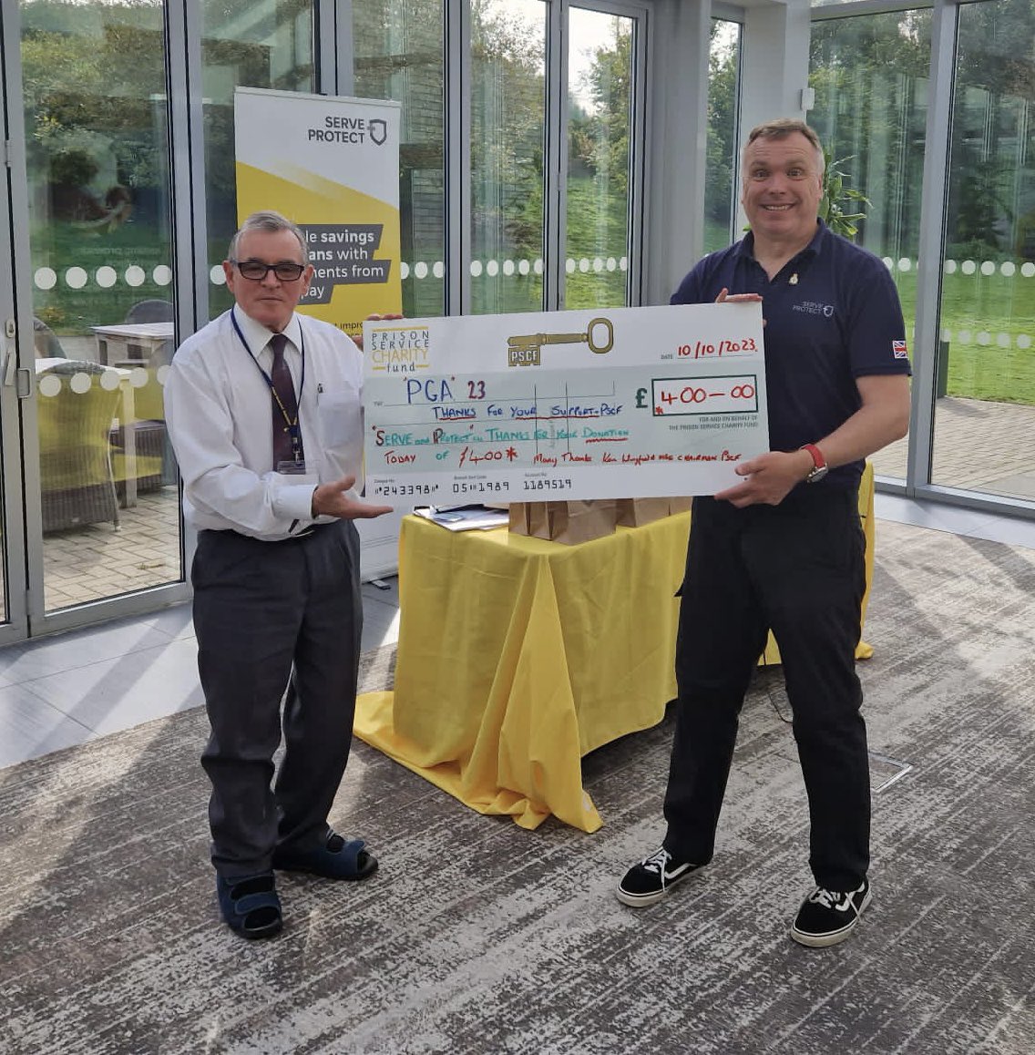 We are delighted to present @OfficialPSCF with their prize for their achievement in our Play and Give Challenge, which took place earlier this year 🏃

The prize has already been donated to Sefton Food Bank. Amazing work 👏

#PlayAndGive23