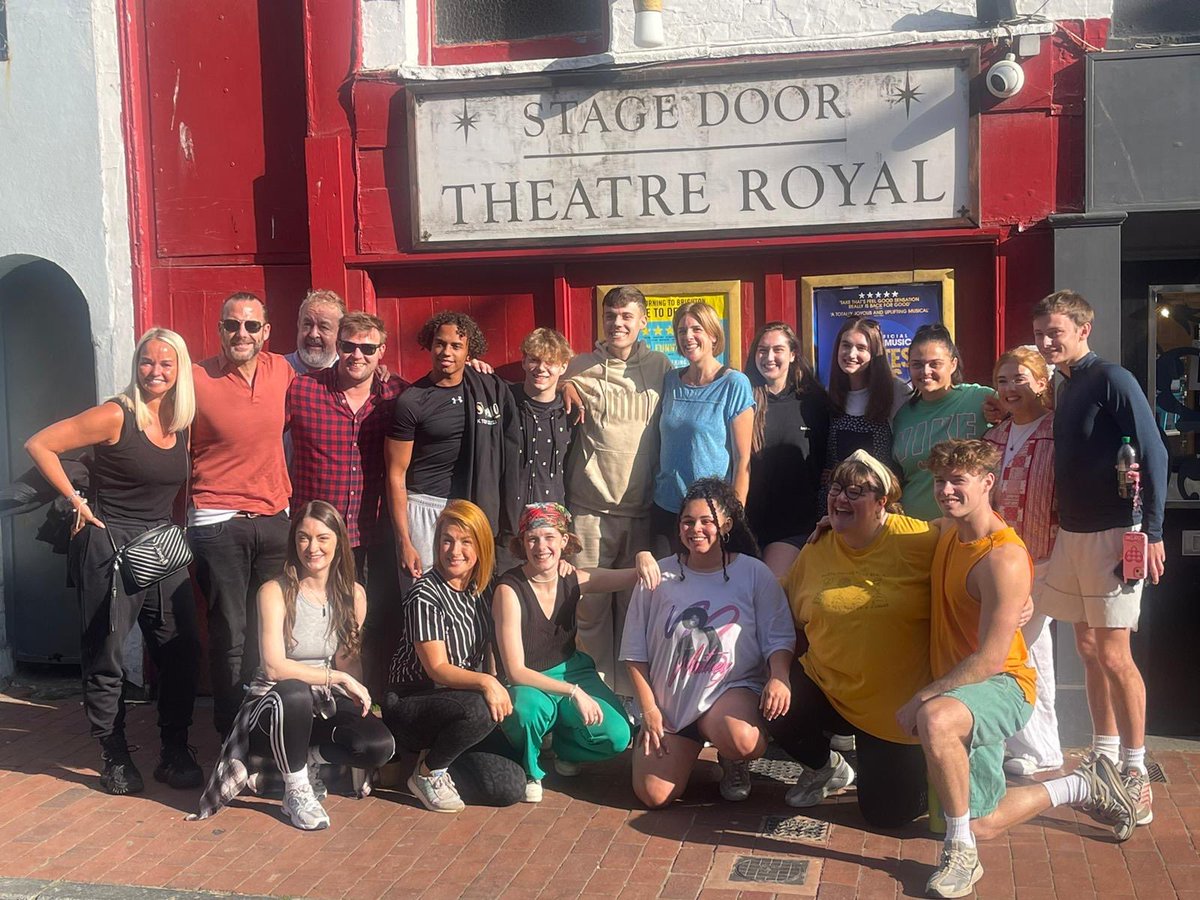 thebandfans's tweet photo. The #GreatestDaysMusical cast is ready to light up the @TheatreRoyalBTN sky this week! 🤩 https://t.co/5qGlOKpsaN
