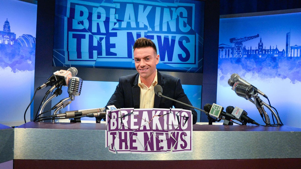 Sick of rain! Brighten up a dreary October afternoon by applying for tickets for <a href="/BBCRadioScot/">BBC Radio Scotland</a>’s Breaking the News from Greenock with host <a href="/des_clarke/">Des Clarke</a> as he is joined by <a href="/TattyMacleod/">Tatty Macleod</a>, <a href="/FunnyBlindGuy/">Jamie MacDonald</a>, @MsKrystalEvans and <a href="/TheConnorBurnsy/">Connor Burns</a> on 19th October! bbc.in/3QbW7sj