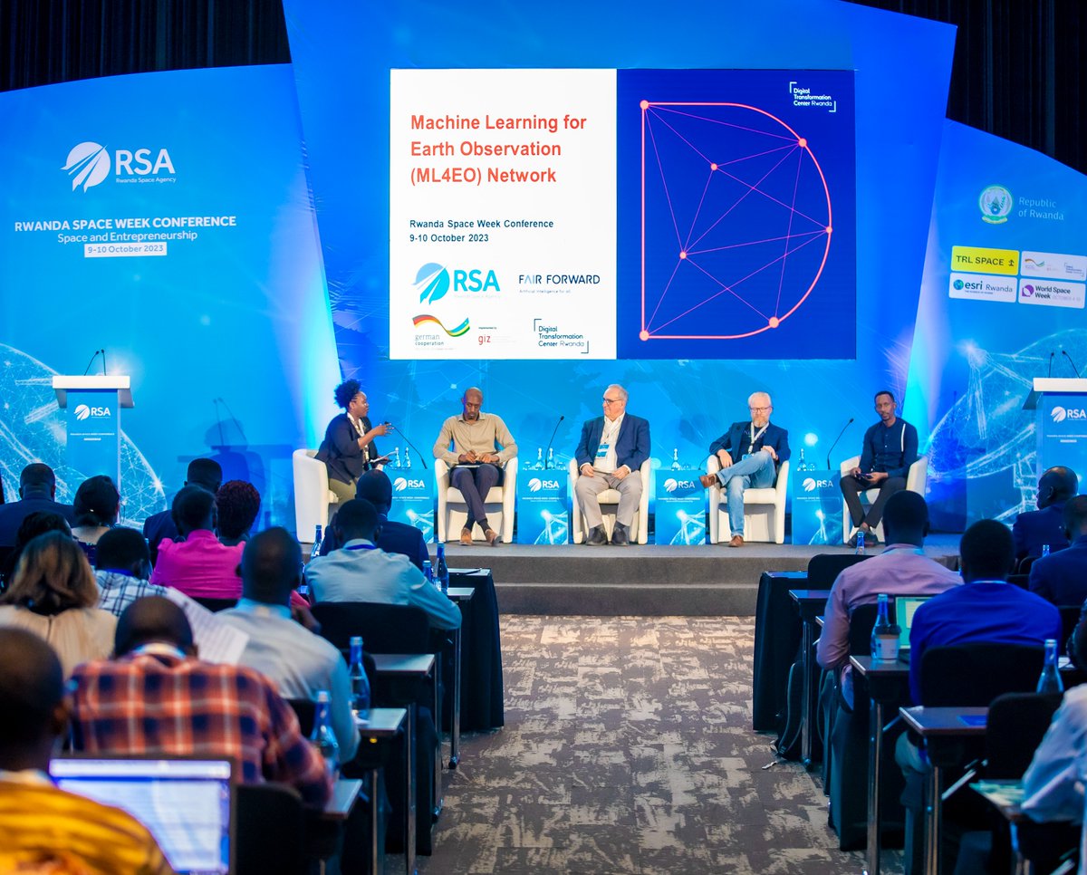 DigiCenterRW's tweet photo. #HappeningNow, together with @RwandaSpace  We are launching a Machine Learning For Earth Observation (#ML4EO) Network which will bring together Rwandan practitioners to share knowledge and collaborate more easily around the innovative use &amp; collection of geospatial &amp; image data. https://t.co/uhugEIJdrR