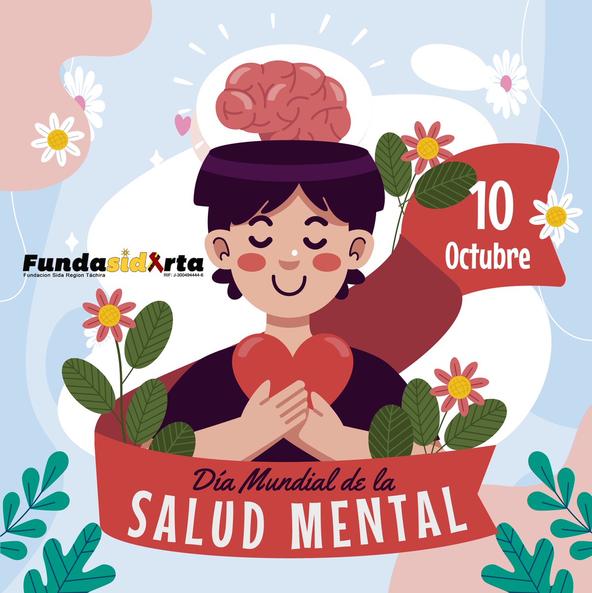 FUNDASIDARTA's tweet photo. "La salud mental es un derecho humano universal".El propósito de esta fecha es visibilizar el trastorno mental más grave que está padeciendo la sociedad global, y generar estrategias de apoyo a las personas y para sobrellevar su enfermedad o curarse #DiaMundialSaludMental https://t.co/EwLgqVspwo