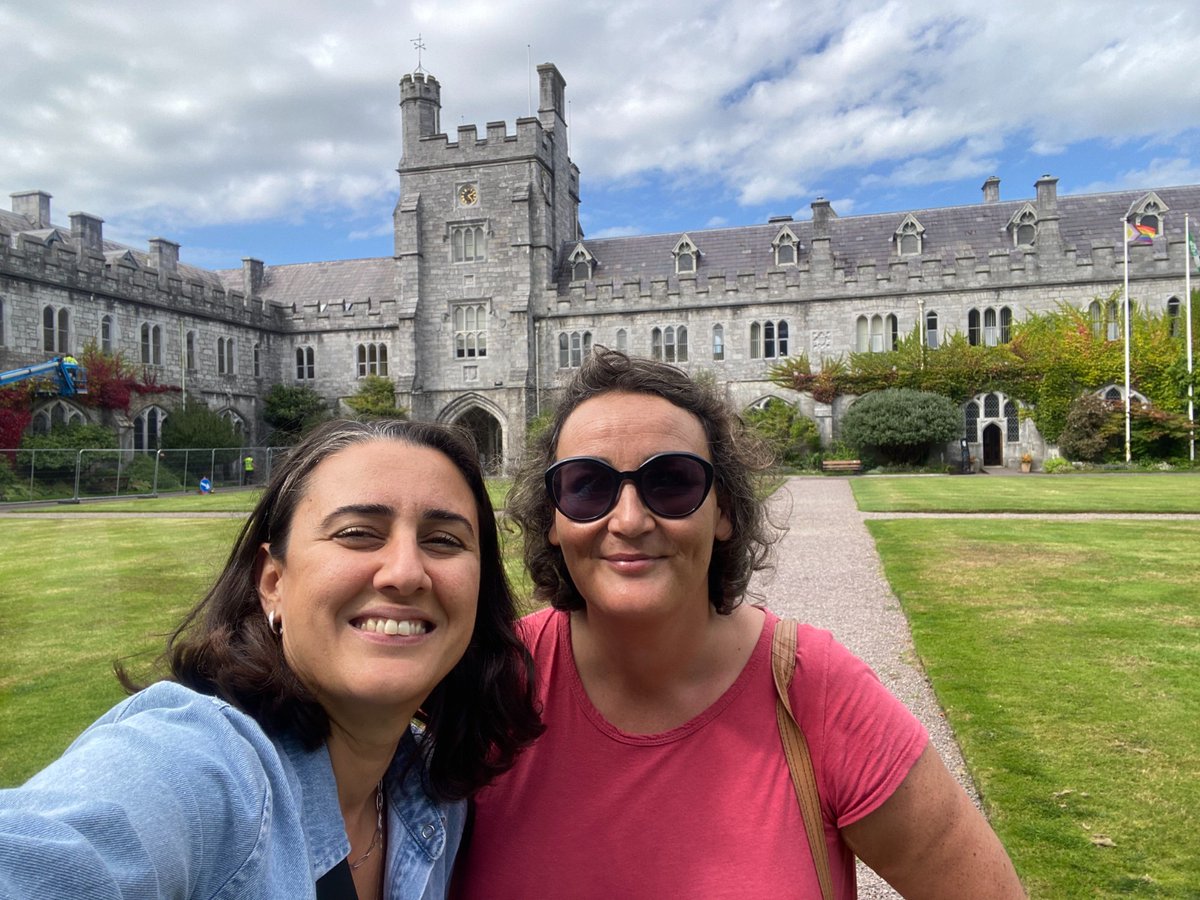 ENISnetwork's tweet photo. Some more photos of ENIS members completing #STSMs! @ZeynepKyl20 visited @UCC to work with Dr. @EmmaTRiordan. They flourished new joint research ideas, submitted an abstract to @AILA. Zeynep got to meet many interested #ECRs, doctoral students, and #practitioners in the field https://t.co/QuCCx2eO1k