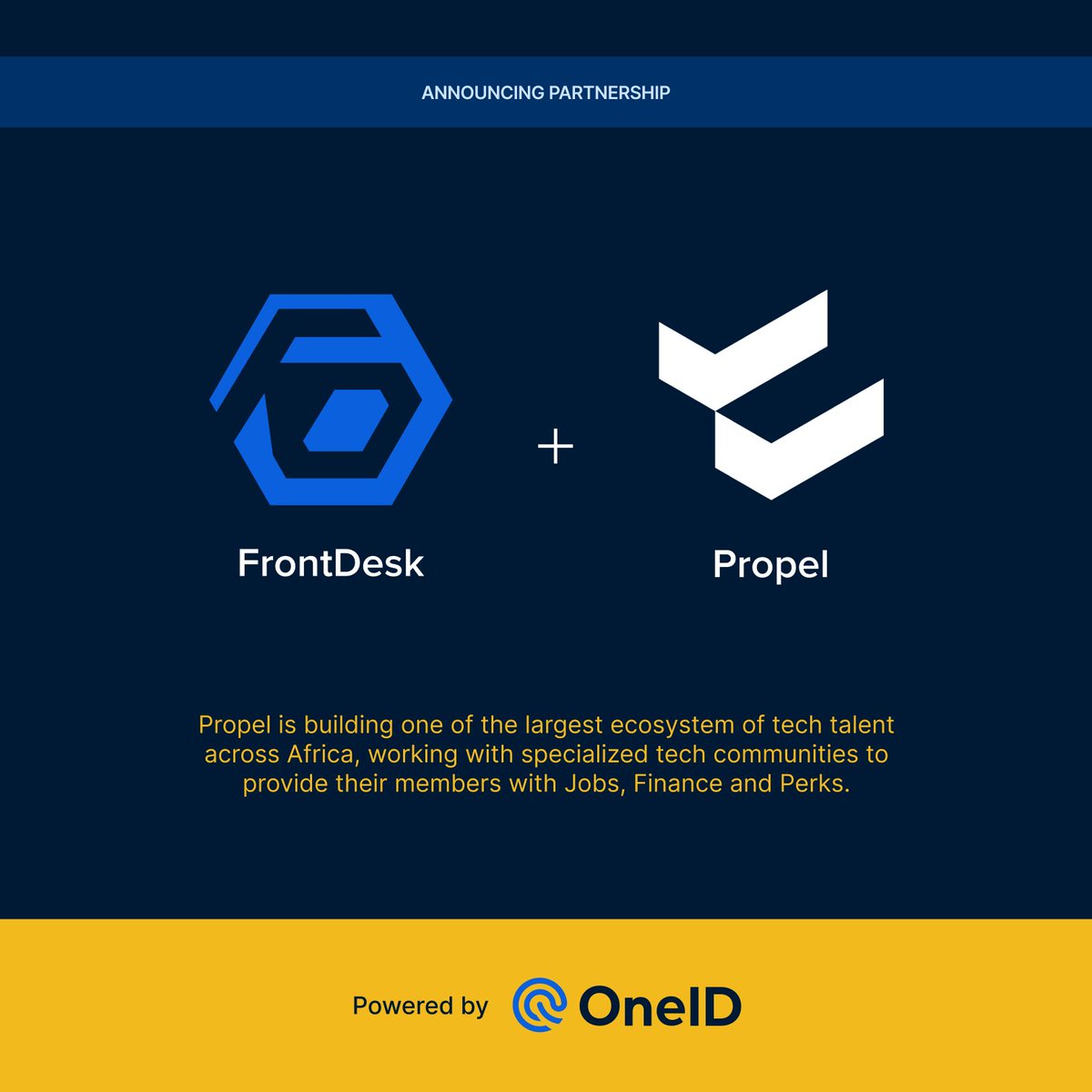 frondesq's tweet photo. Exciting News🥳🥳🥳🥳

We're thrilled to share that we've forged an official partnership with @WithPropel 

This marks a significant milestone for us, and we're bursting with enthusiasm for what lies ahead. 

We look forward to welcoming you all on this exciting journey with us! https://t.co/SjBQxiRgNX