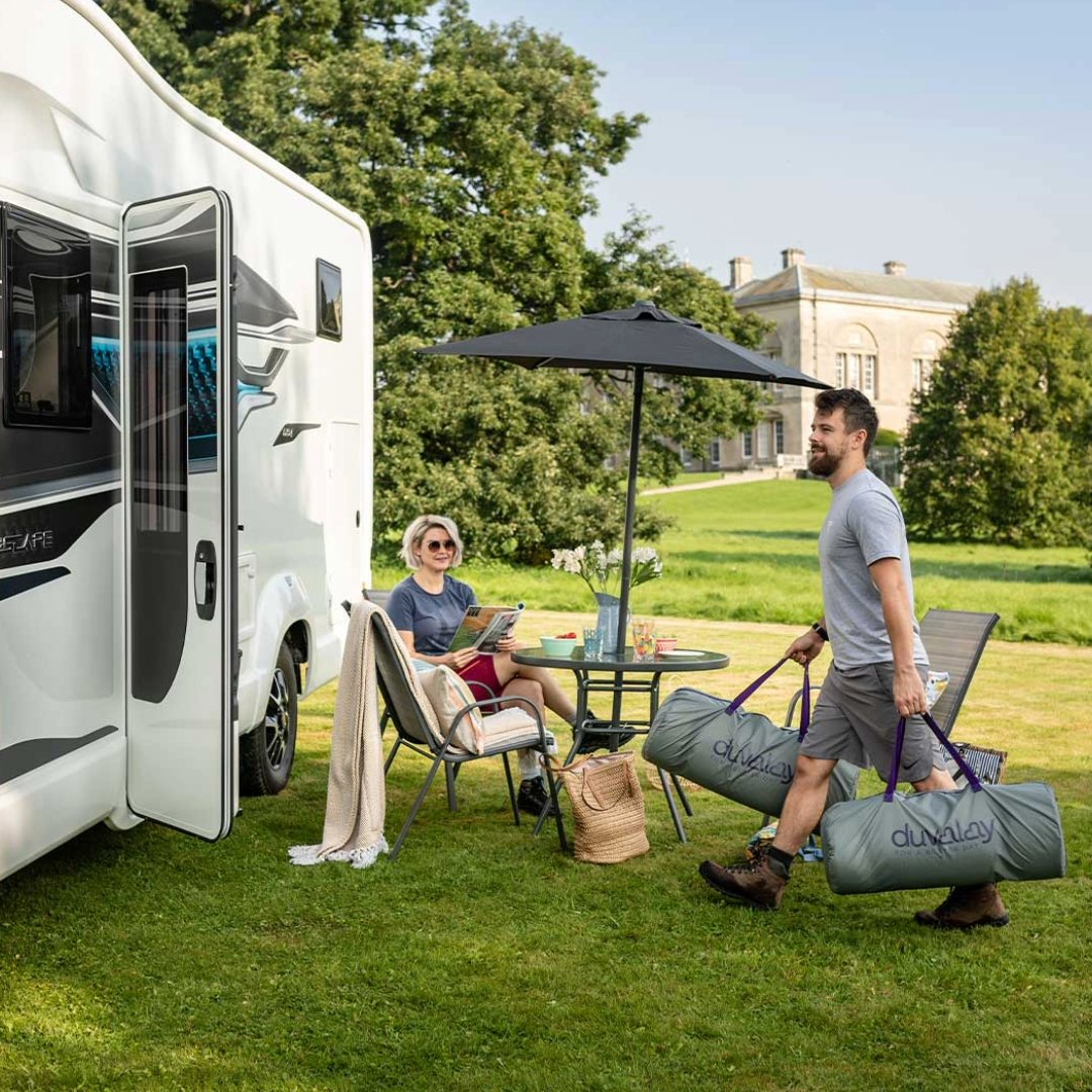 Duvalay_'s tweet photo. Just one week left until the @NECCaravanShow opens its doors! Join us at Stand 6.23 to explore our entire product range and chat to our friendly team who will be on hand to answer all your pressing Duvalay questions. 🚐💫

Drop a comment below if you'll be joining us there!⬇ https://t.co/8UEnPkh2cg