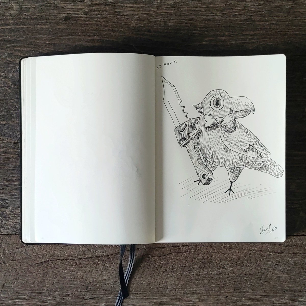 Tiotleup's tweet photo. Jour 6 : Raven
#Gristober #Gristober2023 #inktober2023 #inktober2023day6 https://t.co/bWpkT3OePD