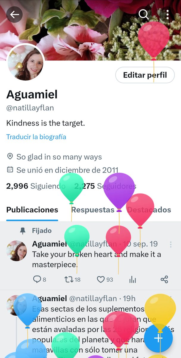 natillayflan's tweet photo. Hoy es mi cumpleaños. El no. 51 y también es el día mundial de la salud mental. Solo quiero agregar que nada es casualidad. Así que festejaré por otro año bien vivido y  por los venideros. Y para que todos tengamos una cabeza bien puesta en su lugar. #HB2M https://t.co/FYF3jbTjit