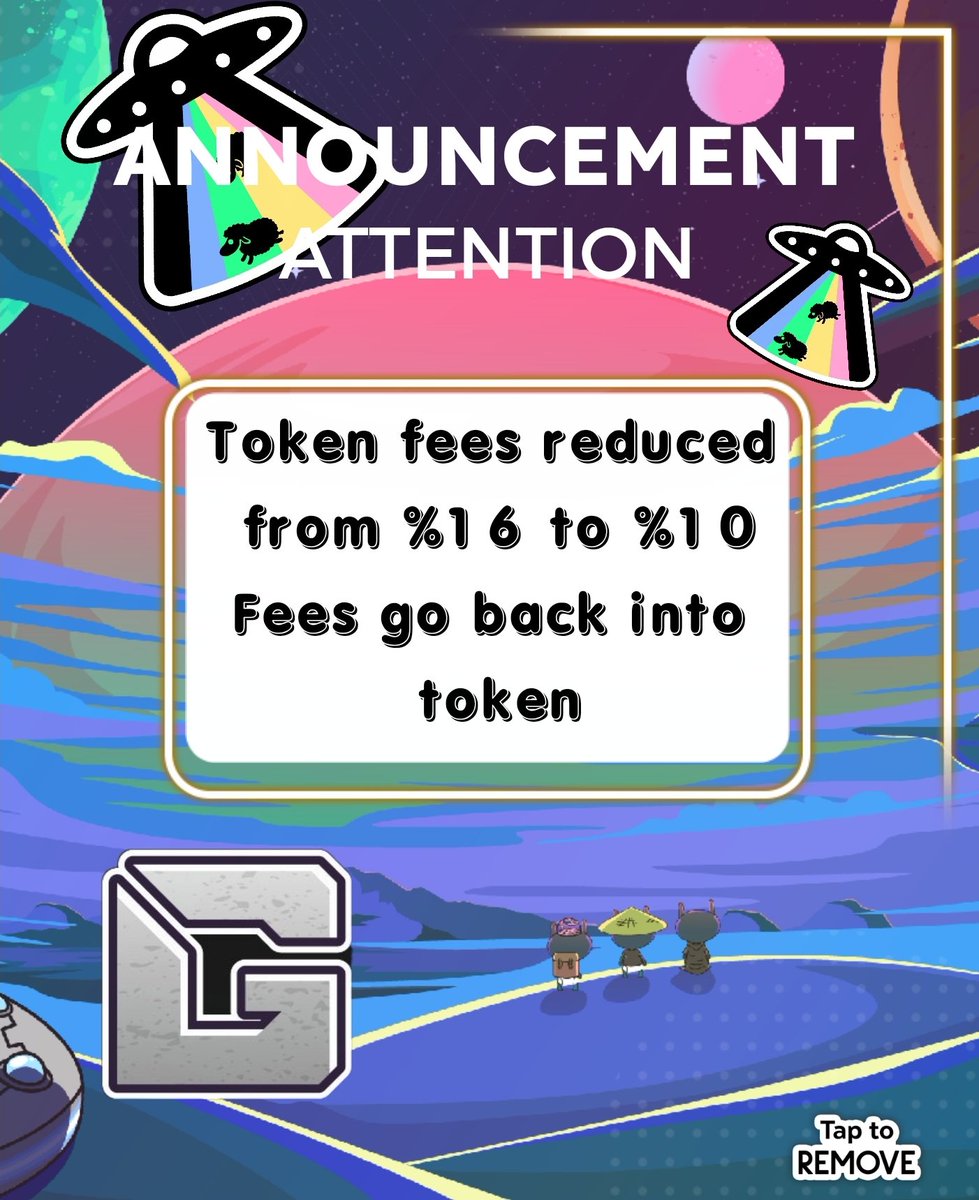 💥💥Fees have been reduced💥💥

100% of fees buy back into the token. Season 3 of staking coming soon. #web3 #NFTCommunity #cro