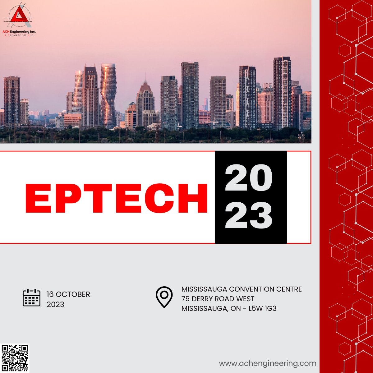 ach_inc's tweet image. 📢 Just Six Days to Go!

Join us for a deep dive into our cutting-edge Cleanroom Solutions! 🌟

📅 Date: October 16th
📍 Location: EPTECH Show, Mississauga

See you there! 👋 #EPTECH2023 #CleanroomSolutions #Innovation