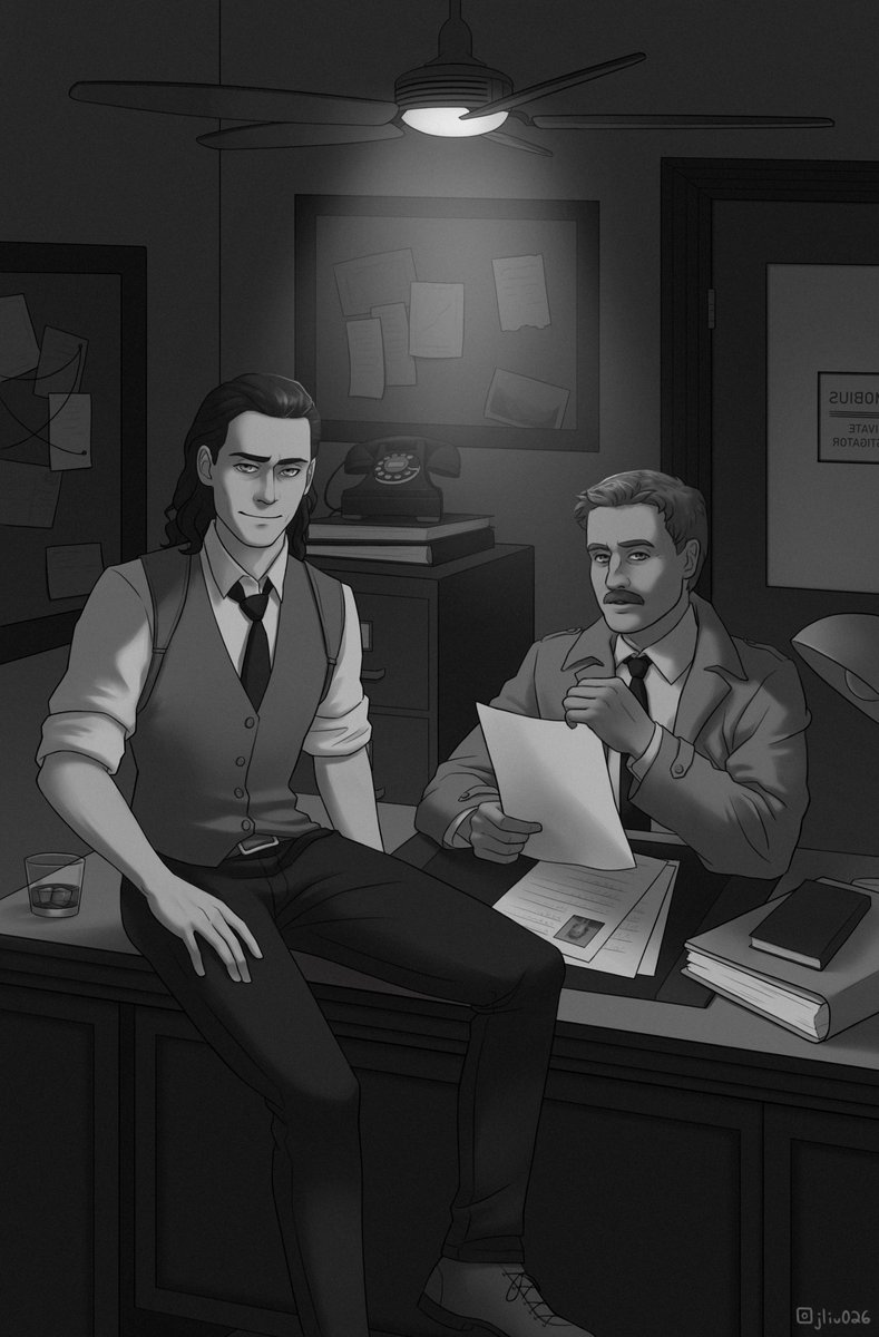jliu026's tweet photo. a piece I did last year for @ScampZine #Loki #LokiSeason2 #Mobius #lokius https://t.co/OzLvl8rWrj