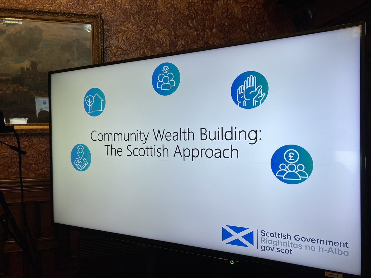Delighted to be at today’s Glasgow Anchor Accelerator Summit meeting and facilitating discussions around Community Wealth Building and Living Wage with <a href="/_JulieMcLachlan/">Julie McLachlan</a> and Kevin Rush <a href="/GlasgowCityRgn/">Glasgow City Region</a> - highlighting the importance of joining the dots and sharing best practices
