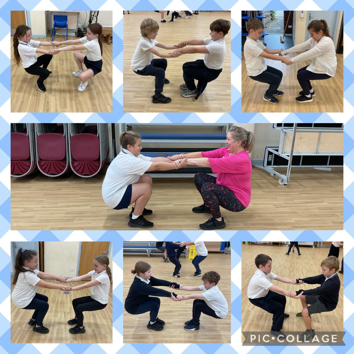 FPS_5_Ravenclaw's tweet photo. Using counterbalance to demonstrate strength and power. Incorporating this into our action movie dance. 
#fpswpe https://t.co/7rTNCaIcnY