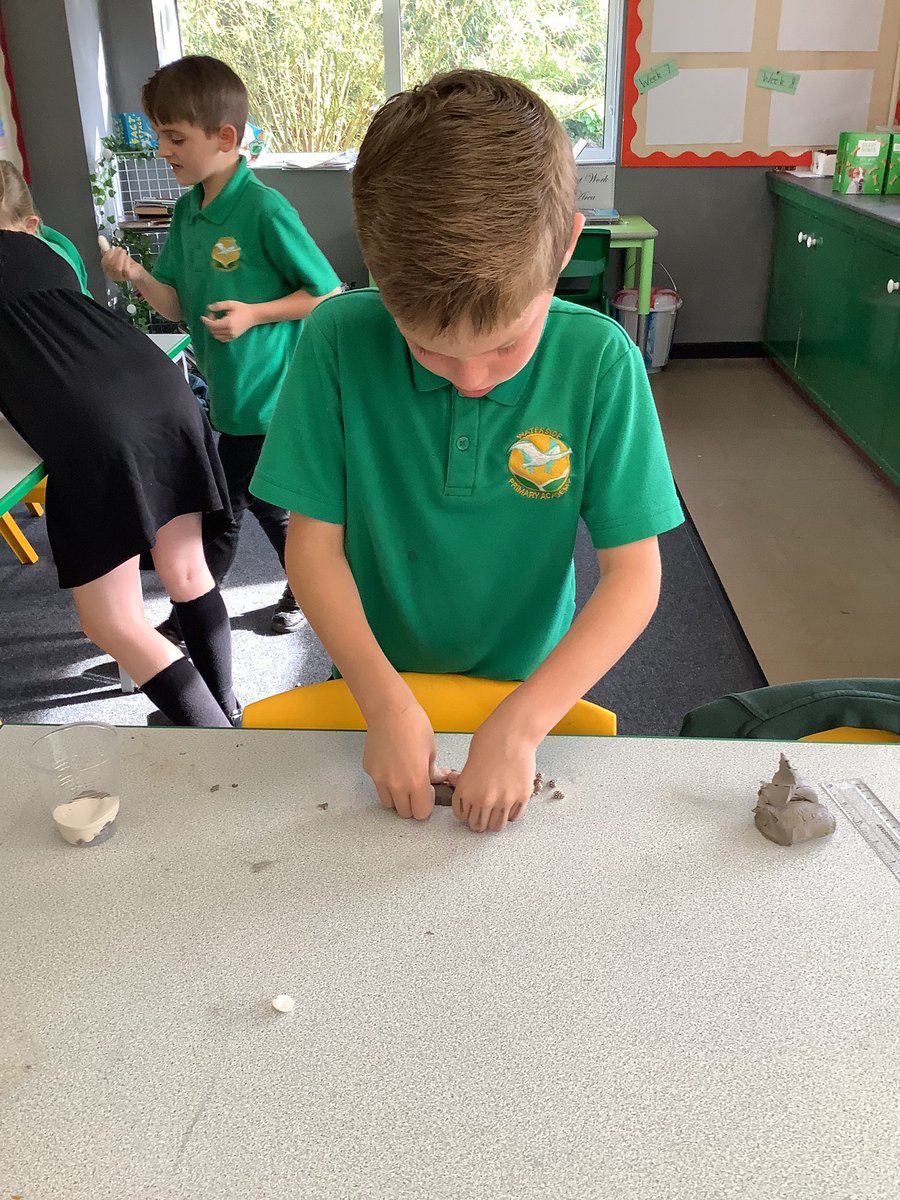Wye_WPA's tweet photo. A fun-filled science afternoon today starting with fossil casting we can’t wait to see how they turn out! #WatersideScience https://t.co/CCUN508xwa