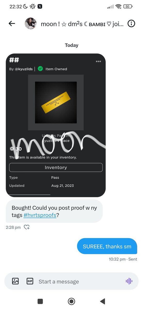 got my gw prize thanks sm #hvrtsproofs