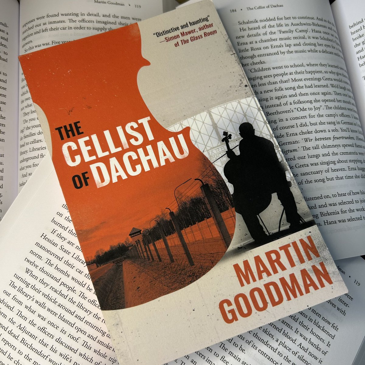 BarbicanPress1's tweet photo. THE CELLIST OF DACHAU OUT NOW!

This powerful historical fiction is a 'masterful' novel of music and the Holocaust. @MartinGoodman2 weaves a tale that spans generations. 

https://t.co/ZfX6SXj2Ip https://t.co/BugznnCR9S
