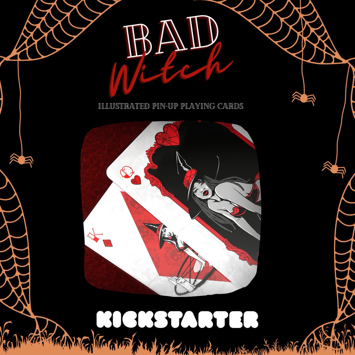 ComicLodge's tweet photo. The Kickstarter exclusive tier is going fast 😱
#kickstarter #witchstarter #playingcard #cardistry #playingcards #artofplay #playingcardcollection #playingcardart #deckofcards #useyourcards #cardart #tabletopgames #cardgames #pinup #pinupgirl #hocuspocus https://t.co/gjlmnpcPdE