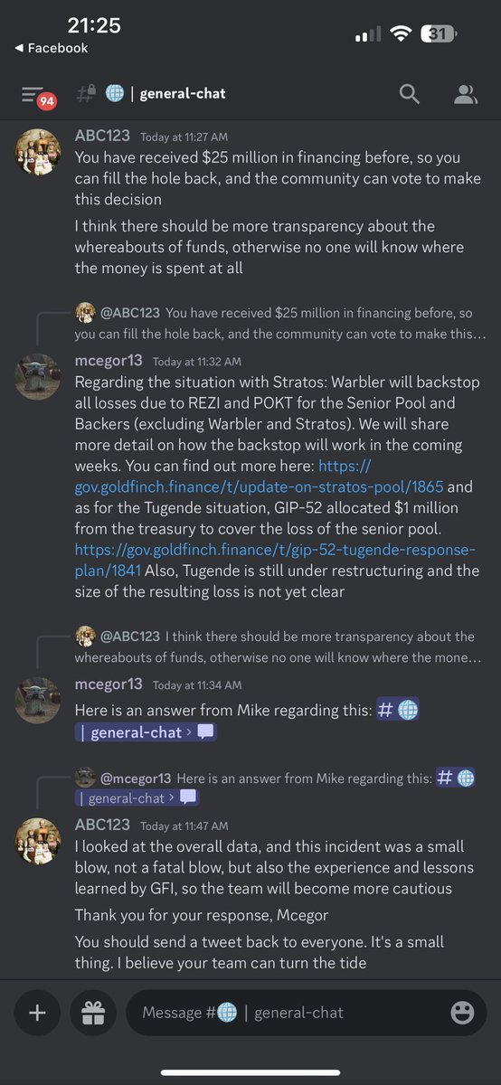 bella_rwa's tweet photo. Just an RWA update on @goldfinch_fi 
I’m still studying the event but been busy these days. However, I trust GFI team is trying their best to protect the users as they cover the loss of 1 pool and working on the another now. 

You can read full docs here:
https://t.co/vS4a1Zn7PW
.
https://t.co/a1zei34AJ8

RWA is kinda new in practice & got governance involved too. It’s not easy at all to be decentralized in digital space but at the same time having legal structure, voting and finance involved. 

I do believe, just like how previous trends evolved, there will be some lessons on the way to get to more mature space. Happy that @goldfinch_fi team is handling situation well, open for discussion, covering loss and great attitude on taking this event to improve for better.