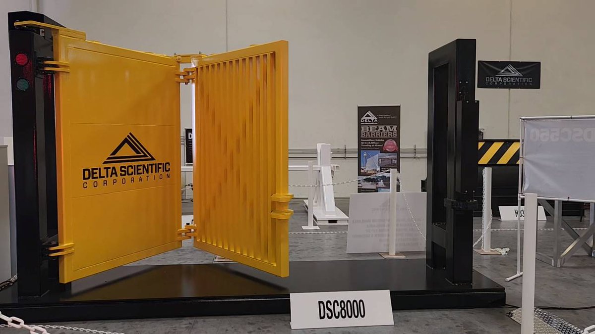 DeltaScientific's tweet photo. Delta Scientific's Bi-Fold Speed Gate - how is it different?
Designed to be quick and efficient, the DSC8000 can handle up to 180 vehicles an hour with an opening time of 6 seconds. You can customize your look by adding your..(https://t.co/W0shGzQhoK) #security #speedgate https://t.co/cvhGBV38bx
