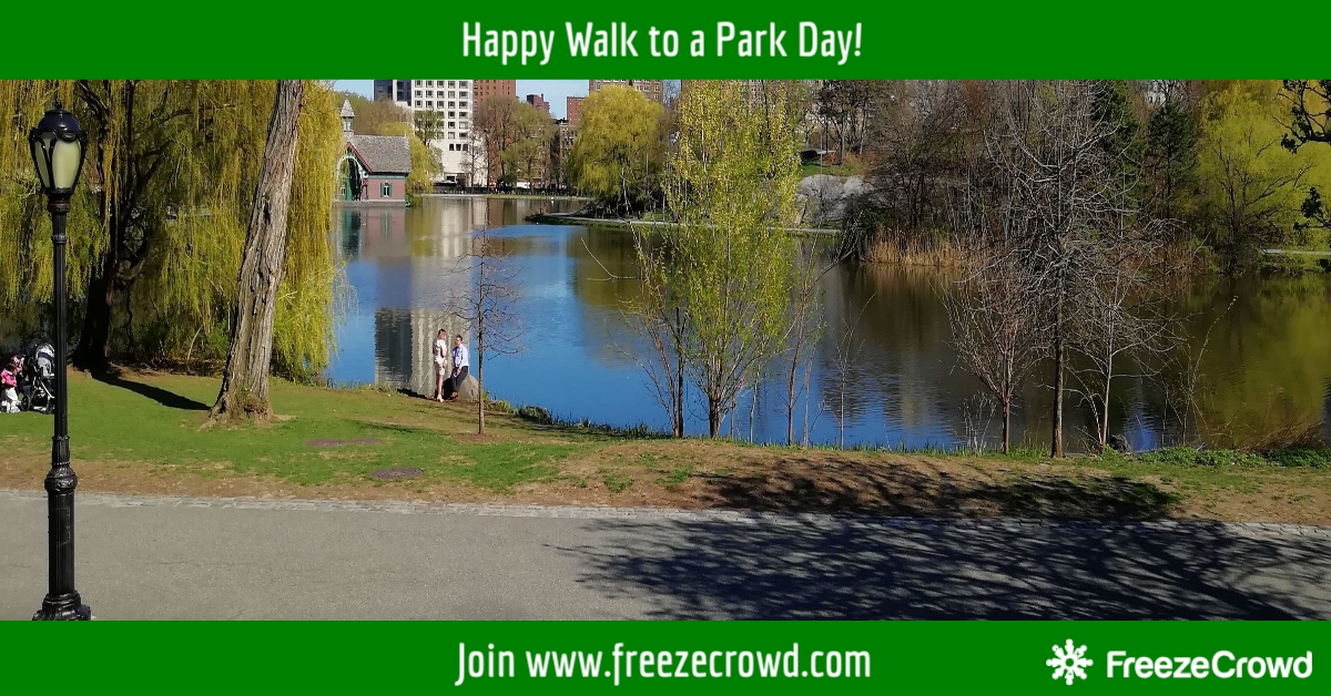 FreezeCrowd's tweet photo. Happy Walk to a Park Day! Join us on https://t.co/p9iVfzPDnN to freeze with your favorite park. It's a great day to take a stroll. 🏞️❤️😀❄️#TravelTuesday #NationalWalkToAParkDay #WalkToAParkDay #WalkToAPark #Walking https://t.co/CK1XtMdl0c