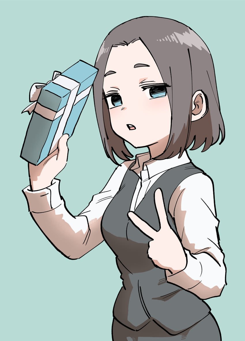 「今日はモナの誕生日でした!(遅刻) #先輩がうざい後輩の話」|しろまんたのイラスト