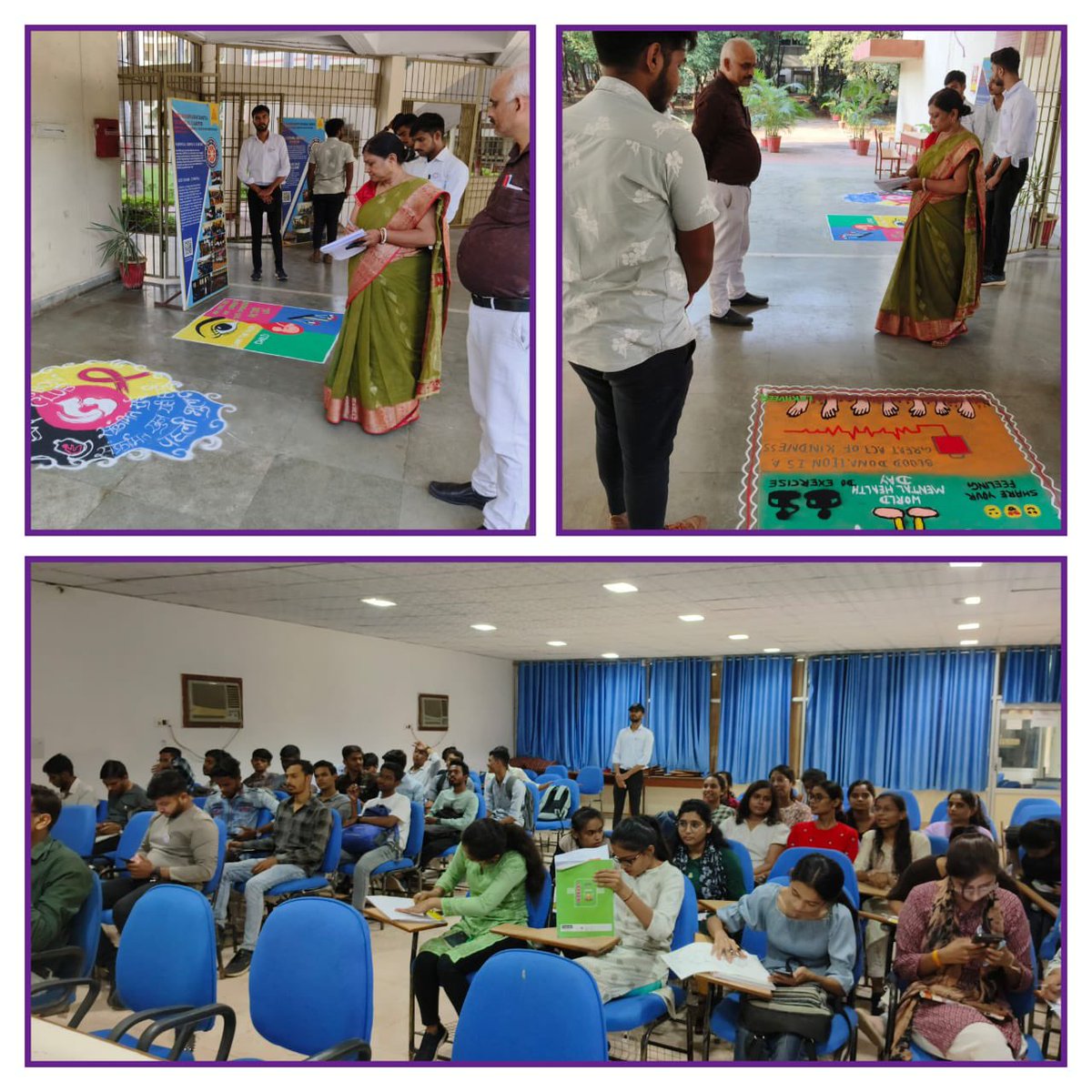 Nss_ssgi's tweet photo. The #judges for the competitions were Dr. Supriya Biswas, HOD, Chemistry Dept. and Dr. Samta Deshpande, Faculty. In the workshop, @dr_dsraghu , Professor Incharge and the guests expressed their views on these days, its importance, spread #awareness on #mentalhealth issues. https://t.co/4qm2Sujdc1