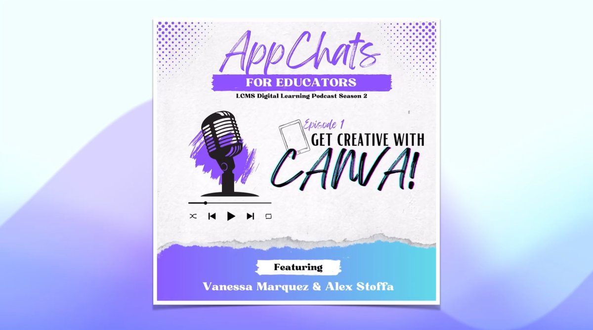 I'm excited to start up our teacher podcast again this year! Episode 1 is now up - featuring two of our awesome RLA teachers as they talk about how they use #Canva to support their instruction 🎨  #edupodcast #digitalLearning

youtu.be/7JLwf52vTTg