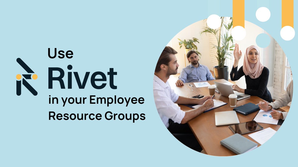 WorkRivetAI's tweet photo. Seamlessly connect your #EmployeeResourceGroups by fostering collaboration, creating knowledge sharing, and improving diversity of thought. Fortune 500 companies have seen an increase in engagement of 10-20% when they use Rivet in their ERGs.
Book a Demo: https://t.co/QrfV6ajYTW https://t.co/aI8Oit8OwW