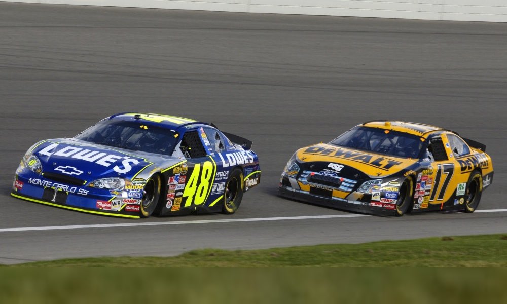 Jimmie Johnson and Matt Kenseth are finally on the same team.