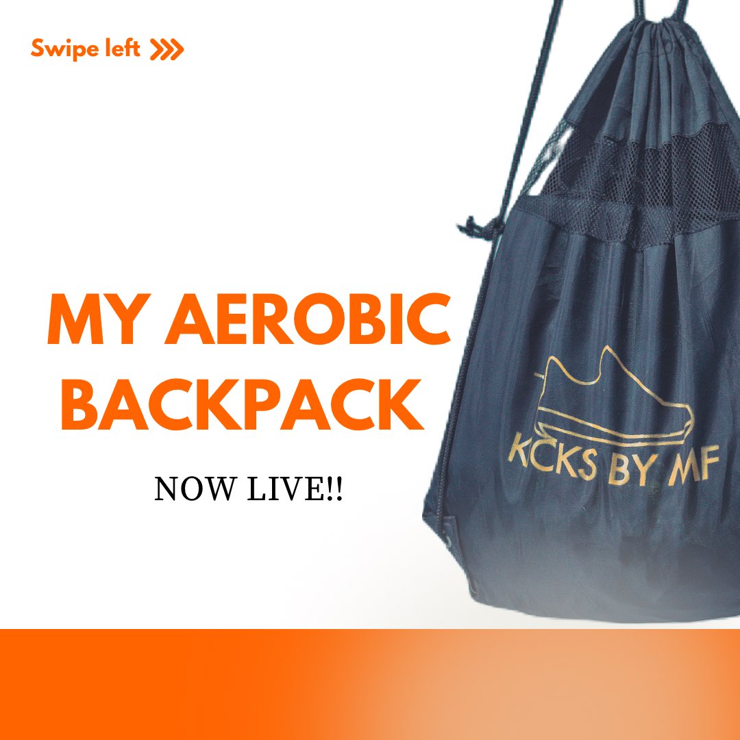 kicksby_mf's tweet photo. Just starting your fitness journey or jumping back in ?? 
Meet My Aerobic Backpack: Where Comfort Meets Performance, and Every Step Counts. 

Backpack Content: 
⚪️Sneakers ,socks,towel,body spray, bag
📌10 slot only available 

📍ShopF141 Tejousho Lagos 

To shop: pls send a DM https://t.co/CCR8I3u85k