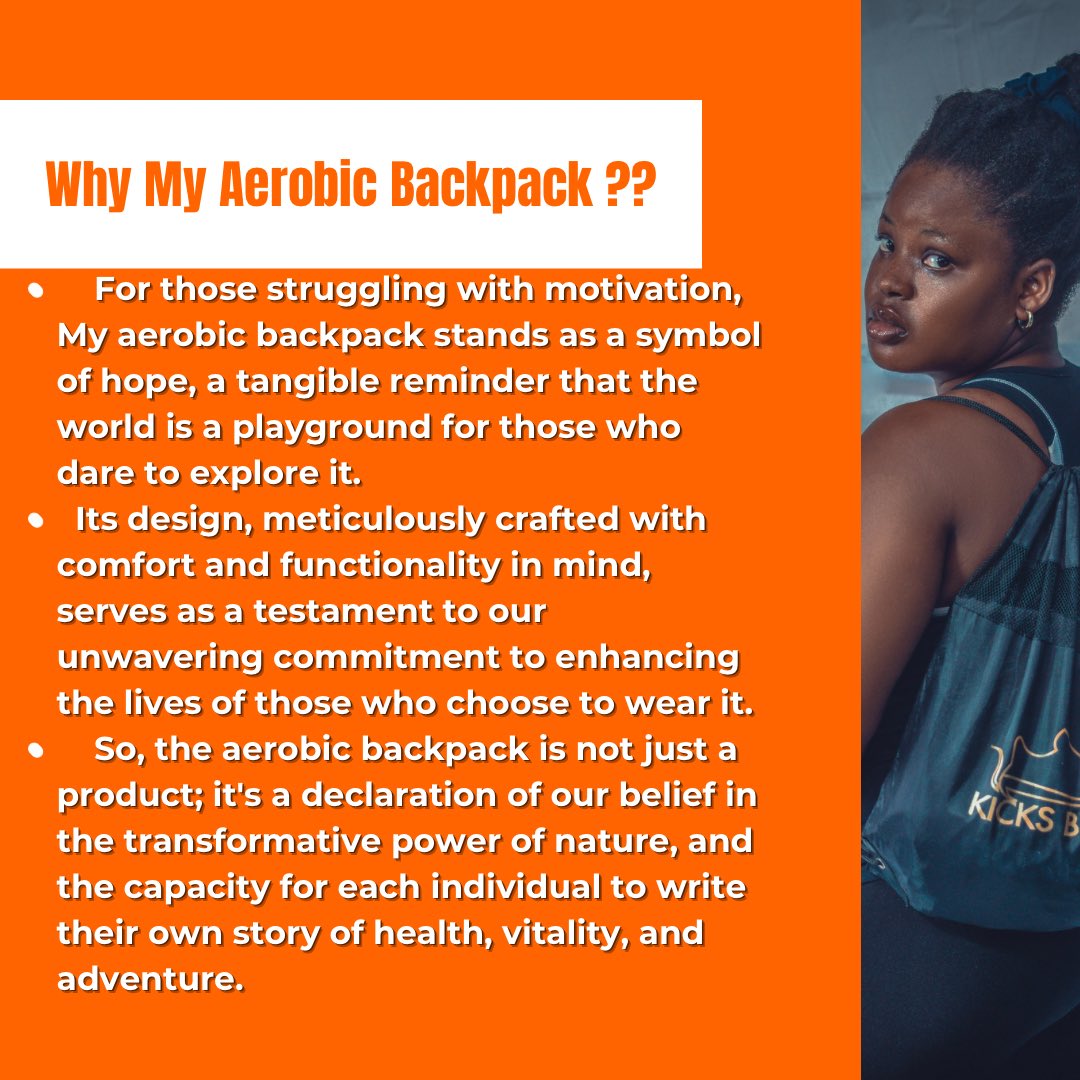 kicksby_mf's tweet photo. Just starting your fitness journey or jumping back in ?? 
Meet My Aerobic Backpack: Where Comfort Meets Performance, and Every Step Counts. 

Backpack Content: 
⚪️Sneakers ,socks,towel,body spray, bag
📌10 slot only available 

📍ShopF141 Tejousho Lagos 

To shop: pls send a DM https://t.co/CCR8I3u85k