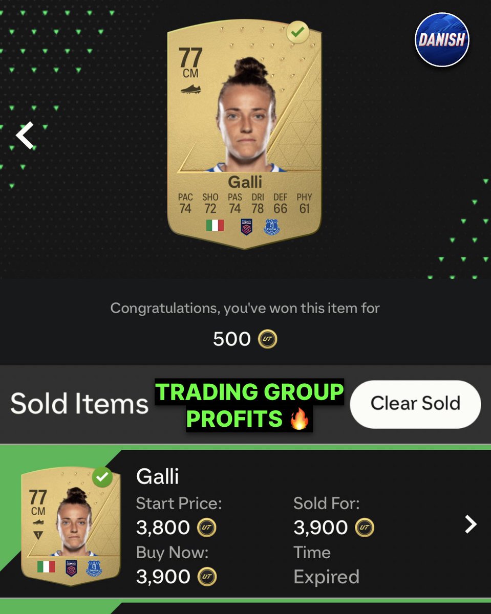 TheDanishTrader's tweet photo. 🚨 Do Youwant a Spot in My Trading Group for FREE?

What do you win?
✅ Investments just like these (check pictures)
💰 Expect 1M+ coins profit per month
🎥 30+ step by step video guides

Just ❤️ &amp; 🔗 to enter the giveaway!

I’ll pick a Winner in 5 HOURS! ⏰ https://t.co/nV1rqxM7WK