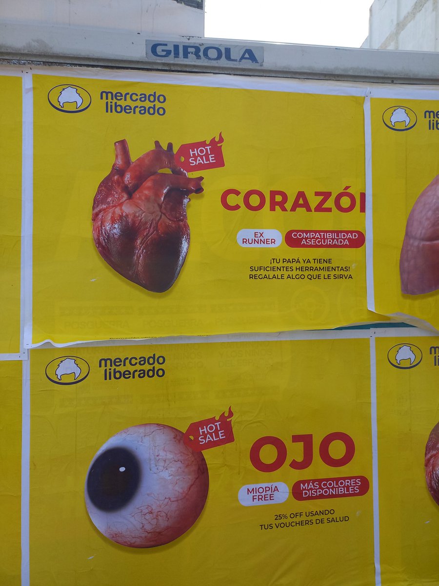 elcancillercom's tweet photo. [AHORA] "Mercado liberado":  aparecieron afiches contra la venta de órganos. https://t.co/yDFe8giJ7K