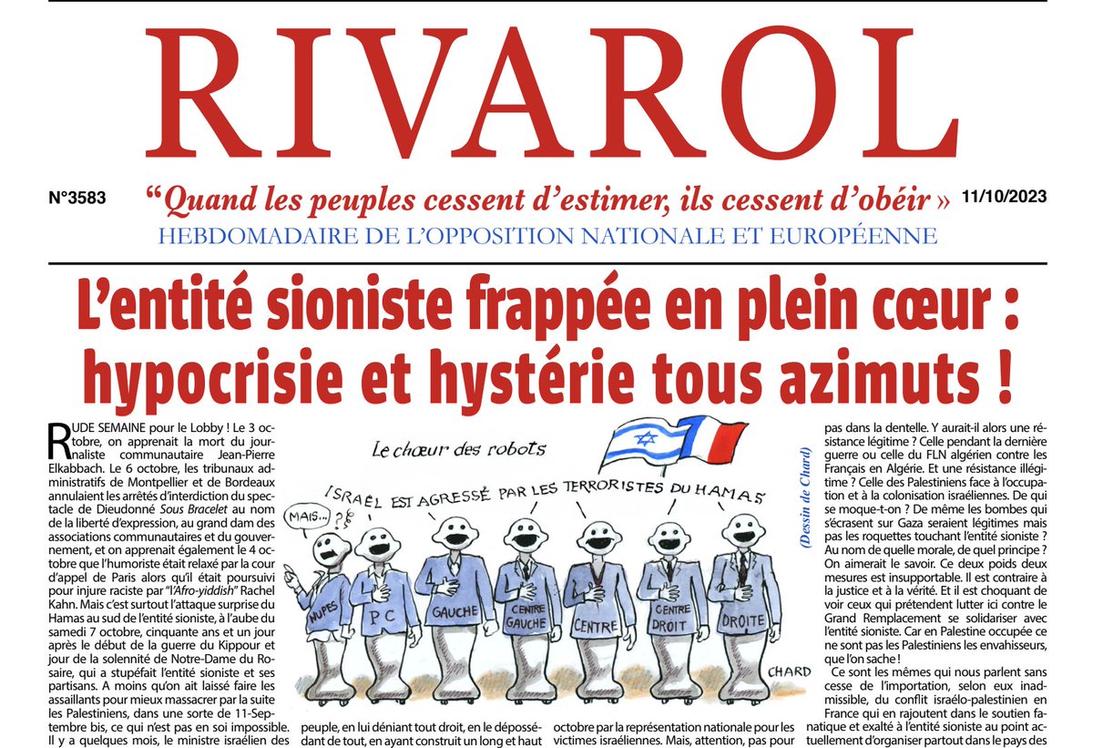 _LICRA_'s tweet photo. ⚫️ M. le Ministre de l'Intérieur @GDarmanin, cet immonde journal antisémite qui fait l'apologie du terrorisme sera accessible demain mercredi dans de nombreux points de vente sur le territoire national. Empêchez cette diffusion M. le Ministre, les victimes ne méritent pas cela ! https://t.co/AFEnwBbxjU