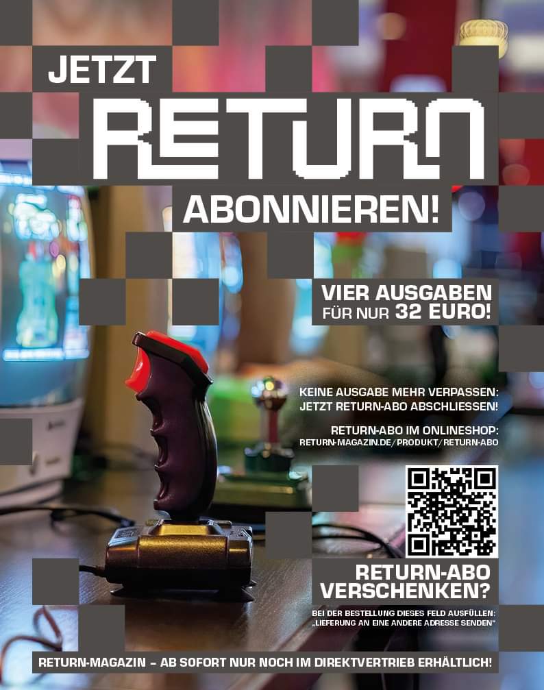 RETURN ist ausschließlich in unserem Onlineshop verfügbar. Neben dem Abo ist auch die EInzelheftbbestellung möglich!