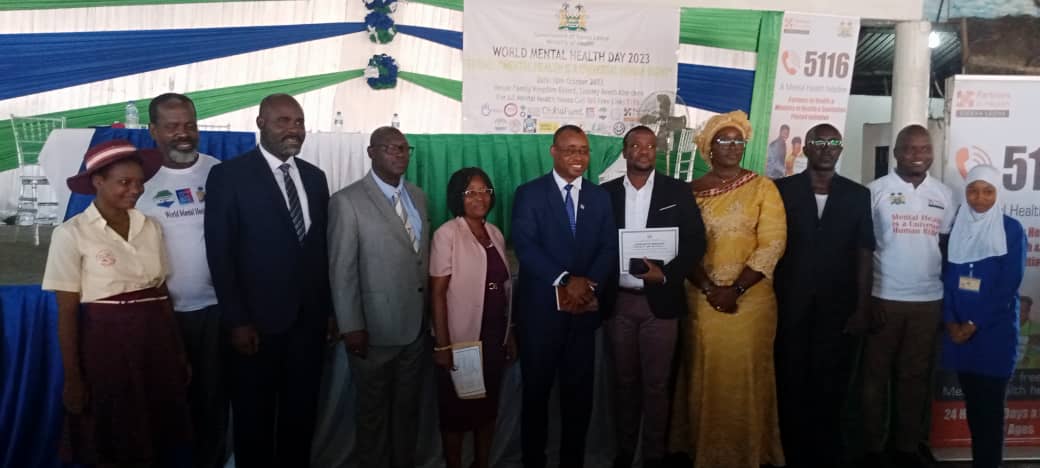 uslthc1's tweet photo. Today the #USLTH  joined the Ministry of Health and its partners to commemorate the #WorldMentalHealthDay  with the theme, “Mental Health is a Universal Human Right” at the Family Kingdom Resort. The event also marked the launch of a toll-free Mental Health Helpline: 5116. https://t.co/J2EjubFePZ
