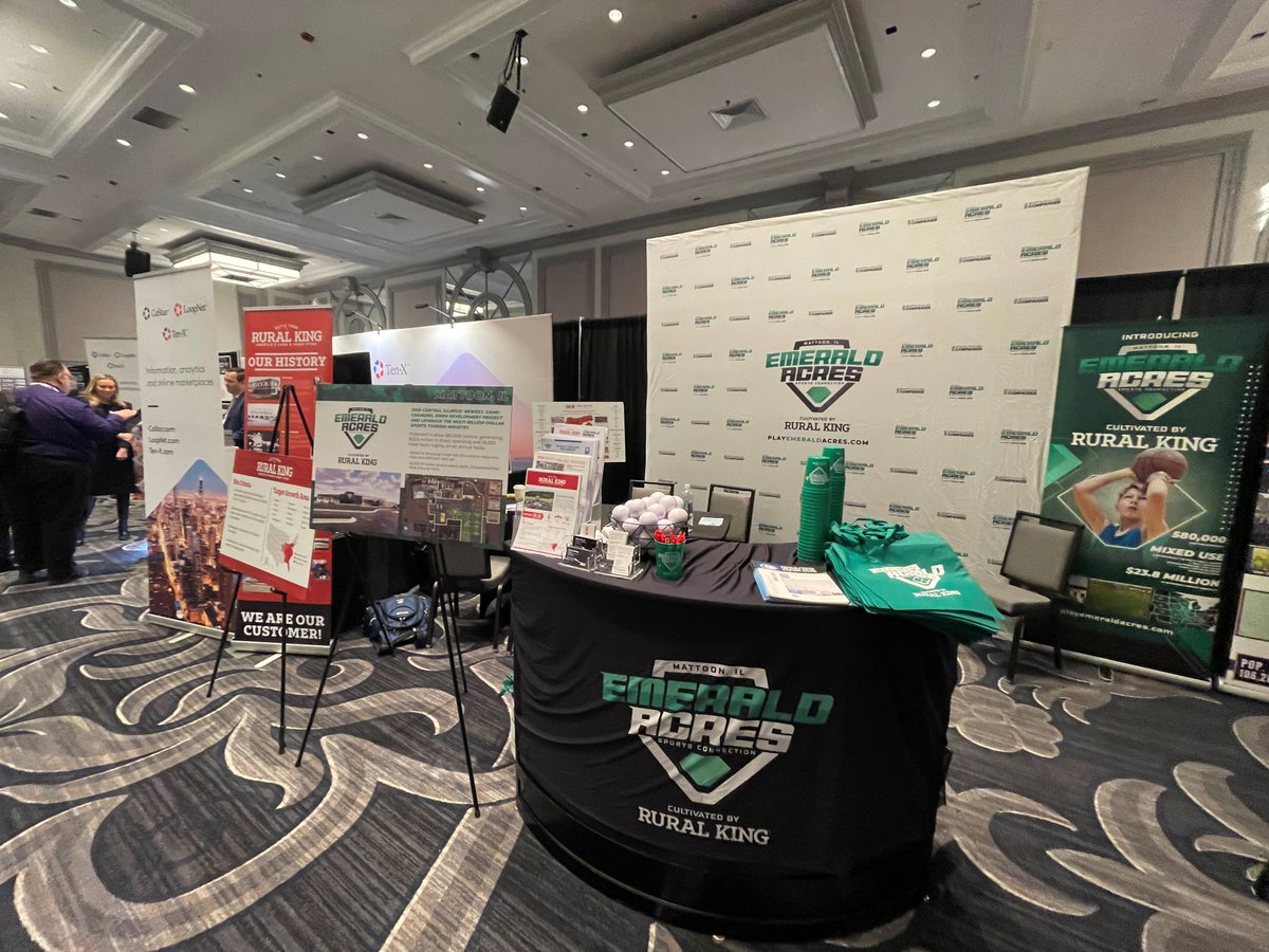 GoodmanRealEst's tweet photo. ICSC Chicago 2023 is happening NOW! Visit our client, Rural King, at booth number 708 to meet with the Rural King team, learn about Emerald Acres, and chat with the City of Mattoon. We look forward to meeting you!
#CRE #ICSC #ICSCCentral #ICSCChicago #RuralKing #EmeraldAcres https://t.co/aDyR5CBWHs