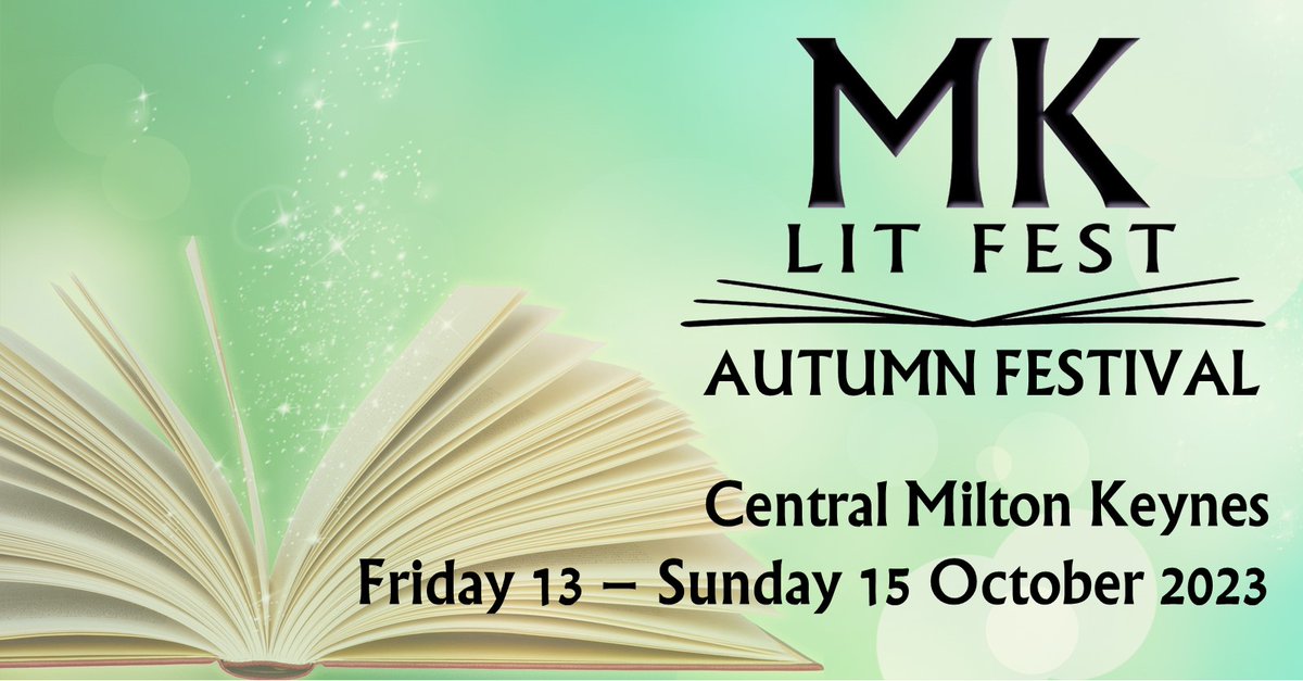 Box Office open now at mklitfest.org for fab events with @alexhaybooks
@freyabbooks @kevinjondavies @luluannmay 
#alexwillmore #spyceratops @paul_d_gould
#gommie @carriesparkle #charliehill
@P_Harrison99 @playsthethingmk @lizziewaterwor1 
@TonyJuniper @judehwriter