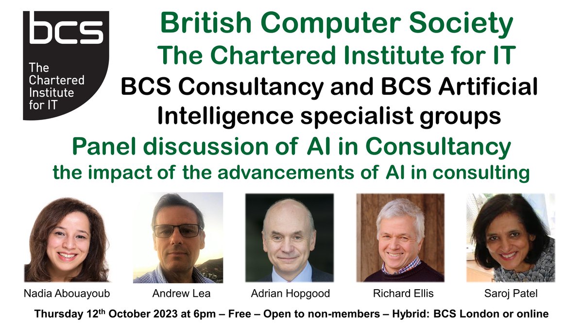 BCS Consultancy Specialist Group tweet media
