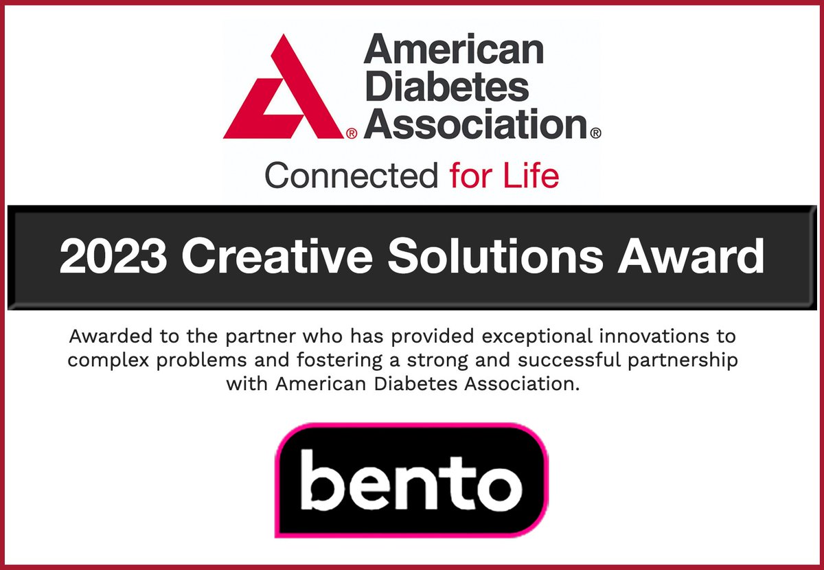 For the past year, we’ve been partnering w/ <a href="/AmDiabetesAssn/">American Diabetes Association</a> to improve the lives of our country’s most at-risk community members &amp; are proud to be recognized by them for our approach to improving health outcomes. #FoodIsMedicine #Medicaid