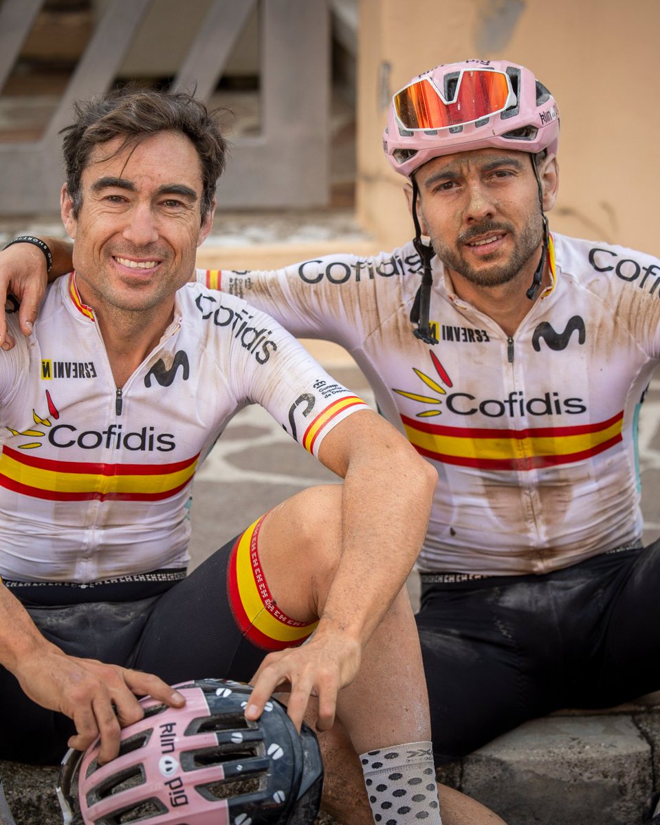 Over the weekend, @manteconsergio and @josemarisanchez competed in the second edition of the Gravel World Cup in Veneto, representing Spain 🇪🇸 @josemarisanchez had an outstanding performance, achieving an impressive 23rd place in the Gravel World Cup 🤩 #ROTOR #scottcalabandida