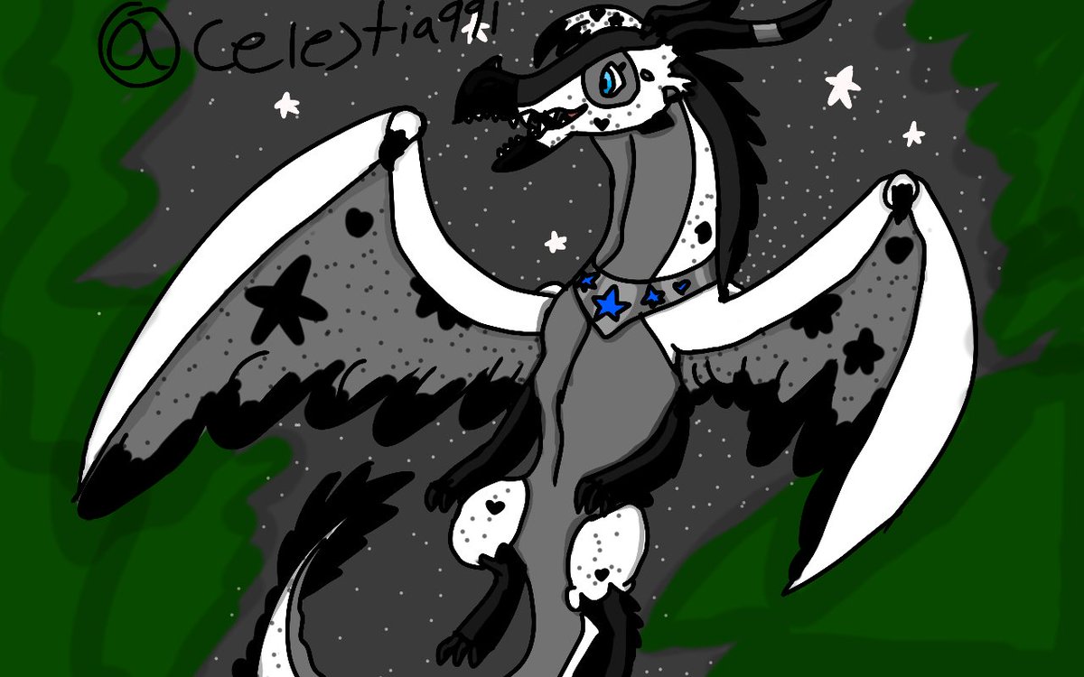 Celestia991's tweet image. Blight in the forest #WingsofFire #wof #Featherwing