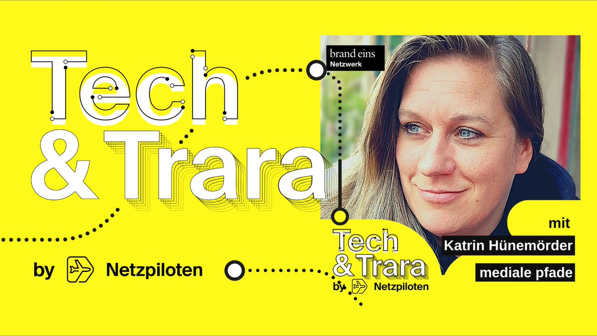 Tech und Trara (@techundtrara) on Twitter photo In der neuesten Ausgabe Tech & Trara durften wir <a href="/kaddihue/">Katrin Huenemoerder</a> von @medialepfade begrüßen!
Das Thema war grob gesagt #Teilhabe und #Mündigkeit im Netz, und wie man politische Bildung im Digitalen auch an junge Menschen vermittelt.
Viel Vergnügen beim Hören!
techundtrara.podigee.io/146 In der neuesten Ausgabe Tech & Trara durften wir <a href="/kaddihue/">Katrin Huenemoerder</a> von @medialepfade begrüßen!
Das Thema war grob gesagt #Teilhabe und #Mündigkeit im Netz, und wie man politische Bildung im Digitalen auch an junge Menschen vermittelt.
Viel Vergnügen beim Hören!
techundtrara.podigee.io/146