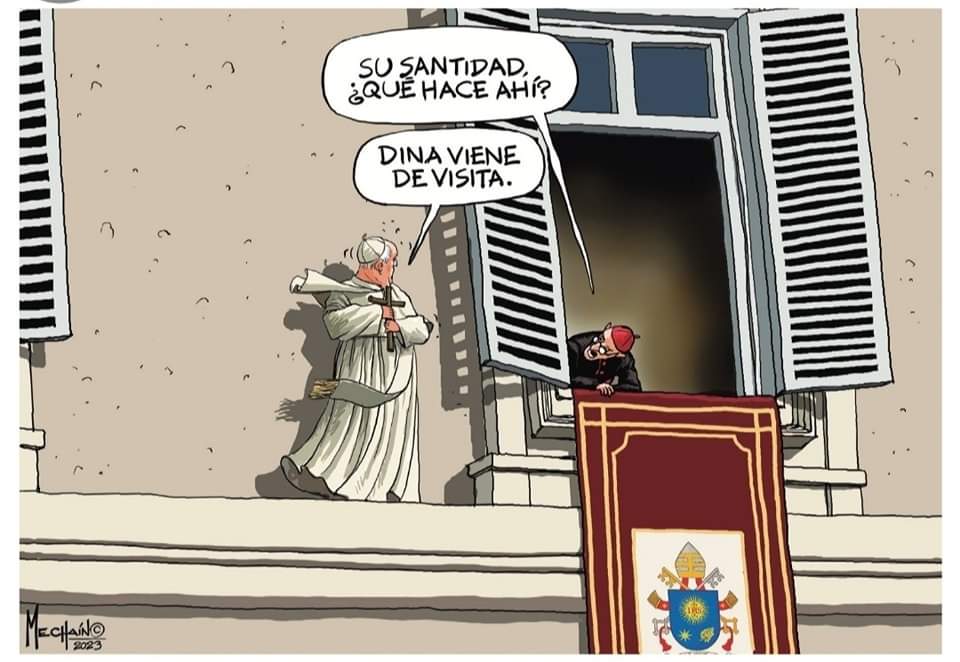 RudyRiveraB's tweet photo. "DINA VIENE DE VISITA" #Mechain https://t.co/xapjs3V6S7